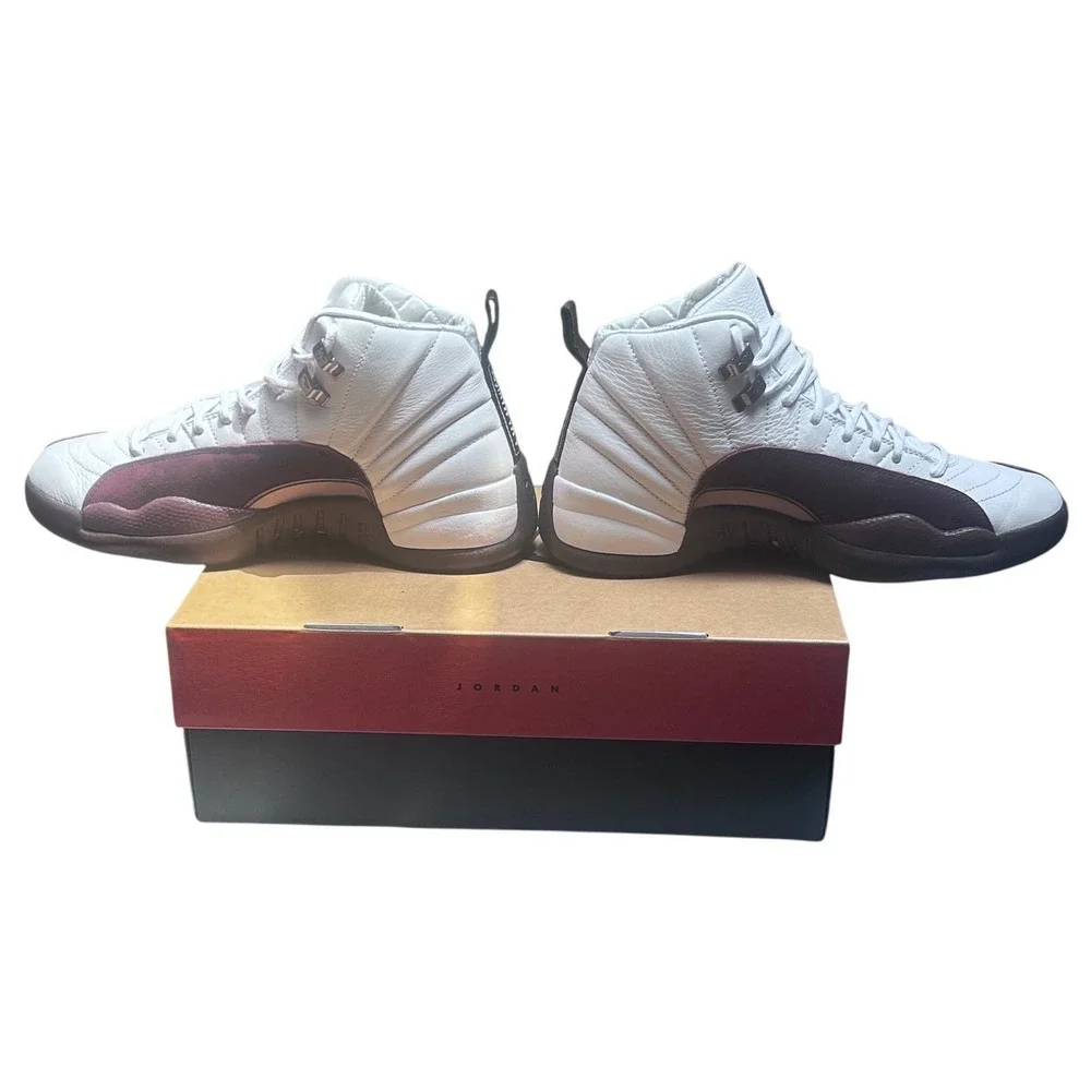 Air Jordan 12 Retro SP A Ma Maniere White Burgundy Crush DV6989-100 Mens 8